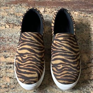 Soda Tiger Print Shoes